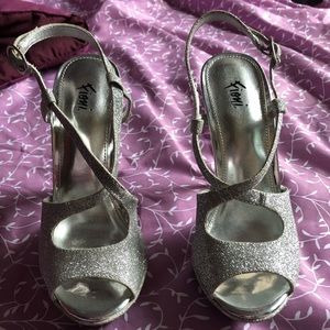 Silver heels